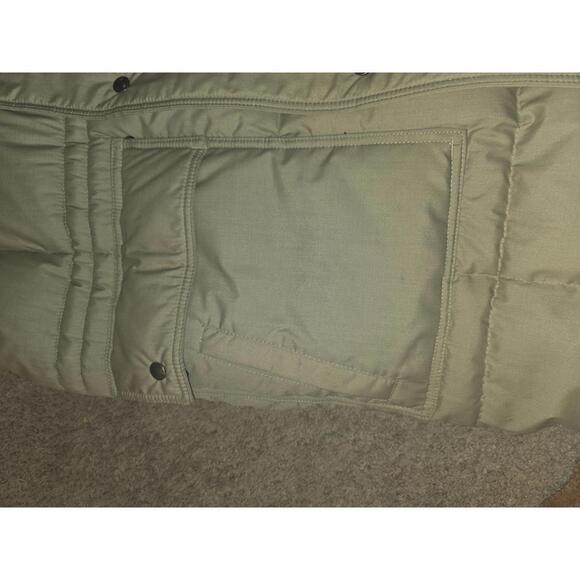 Vintage Field and Stream Women's Beige Long Puffer Coat with Hood - Picture 4 of 11